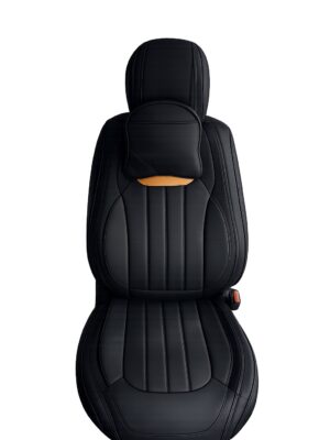 Housse noir et orange