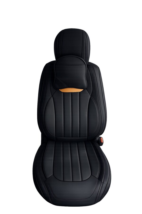 Housse noir et orange